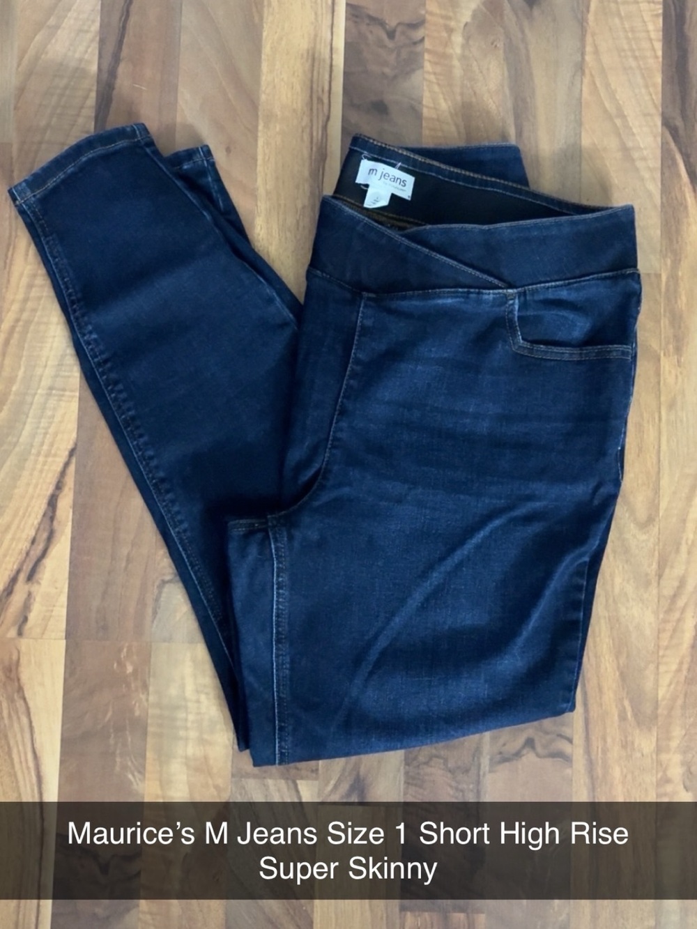 Maurices Dark Blue Skinny High-Rise Jeans